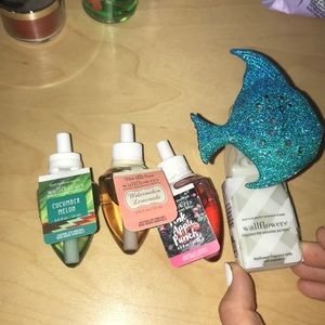 bath and body works wallflower set